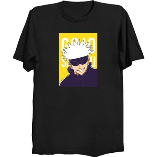 Harajuku Anime Mens Tshirt Jujutsu Kaisen Yuji Itadori Printed Sukuna Unisex Manga T Shirt