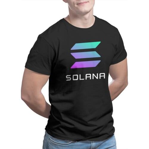 Men Solana SOL Print Anime Casual Coin Classic Hot Sale Promo Tshirt