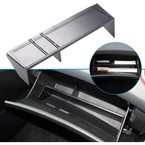 Glove Box Organizer Interval Car Center Console Storage Insert Divider Accessories Set for Hyundai IX35 2018-2020