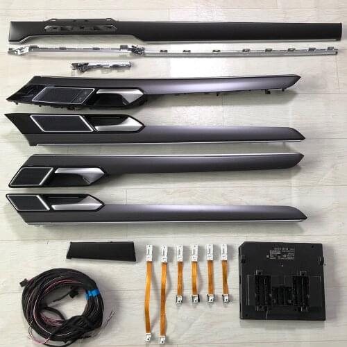 Original instrument panel door interior trim strips interior LED atmosphere light For MQB Passat B8 Euro
