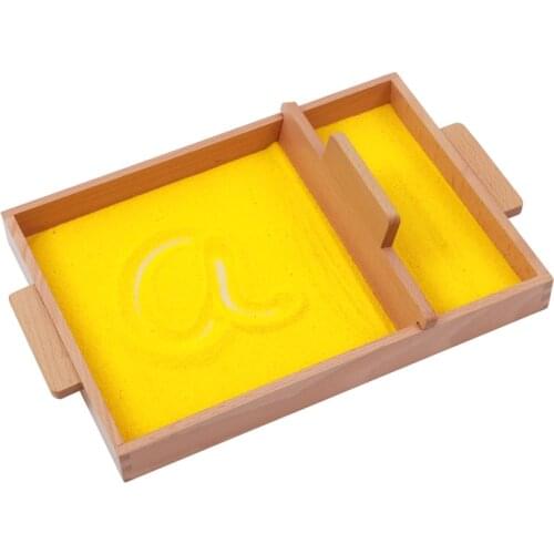 Sand Tray Montessori Language Materials Preschool Early Educational Toys to Learn Writing Equipment for IC Classroom