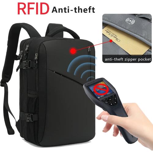 IKE MARTI Anti-thief Men Travel Backpack Fit 17 inch Laptop USB Charging Large Capacity Business Male Bagpacks Mochila Bag Pack