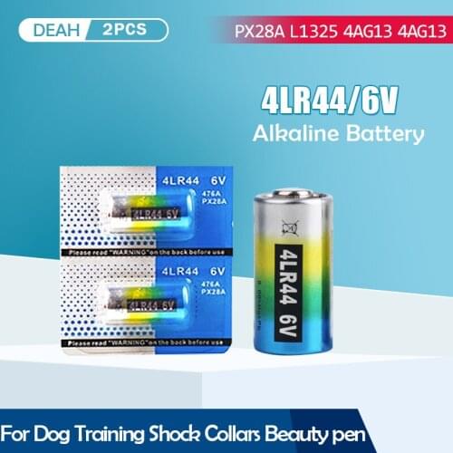 2PCS 6V 4LR44 Alkaline Battery A544V 4034PX PX28A L1325 4AG13 544 4A76 For Dog Training Shock Collars Camera Beauty Pen Dry Cell