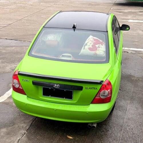 For Hyundai Elantra Spoiler 2003 2004 2005 2006 2007 2008 ABS Plastic Rear Roof Spoiler Wing Trunk Lip Boot Cover Car Styling