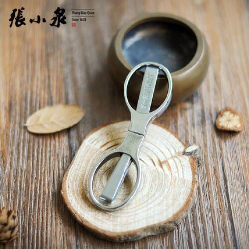 Zhang Xiaoquan Stainless steel forged stretch travel scissors Foldable and easy to carry