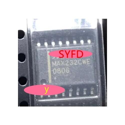 10PCS MAX232CWE MAX232EWE MAX232 SOP16
