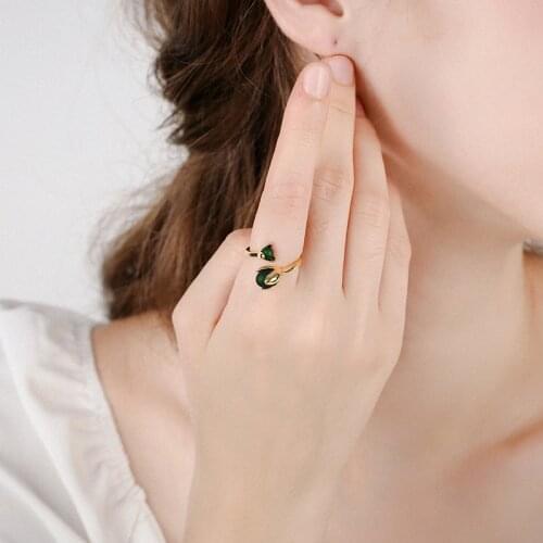 2021 NEW Coming Fashion Grace Tulip Open Ring For Women