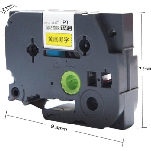 12mm Label Tape For Ribbon Printer Brother TZ3-631