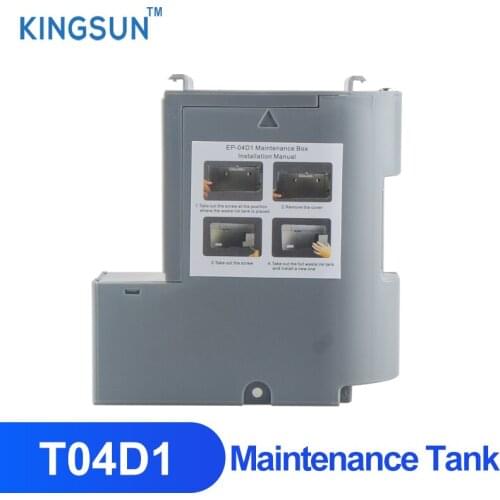 T04D1 Maintenance Tank With Chip Compatible For EP XP-5100 WF-2800 WF-2865 ET-3700 ET-2700 ET-2750 WF-2860 ET-4750 ET-3750