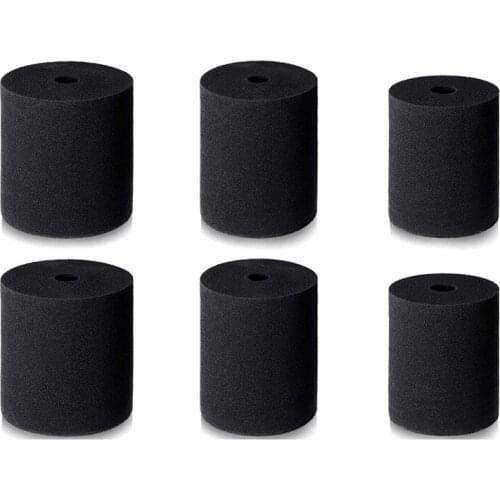 6Pcs 3 Sizes Cup Turner Foam Tumbler Inserts for 3/4 Inch PVC Pipe Tumbler Inserts Fit 10 Oz To 40 Oz Tumblers (Black)