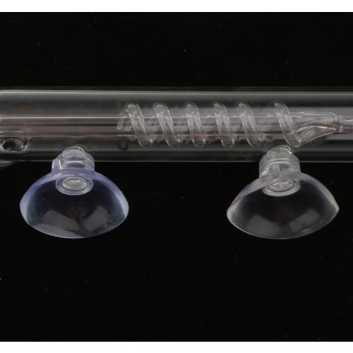 Aquarium CO2 Bubble Counter Check Valve - Glass Spiral Regulator Diffuser Reactor
