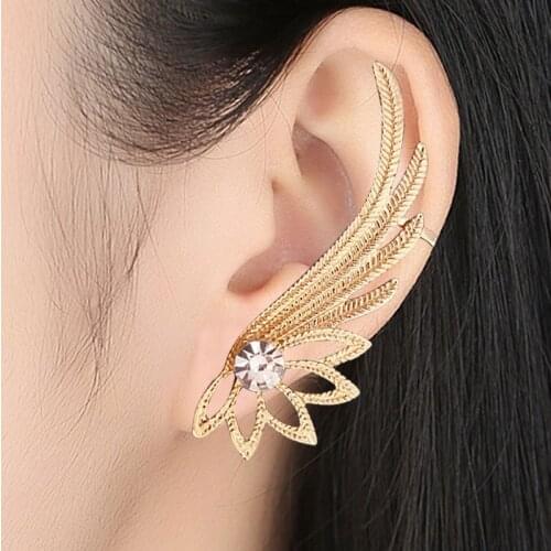 Aprilwell 1 Pc Angel Fairy Wings Designer Stud Earrings Women 2021 Summer Aesthetic Retro Korean Style Y2k Jewelry Gift E Girl