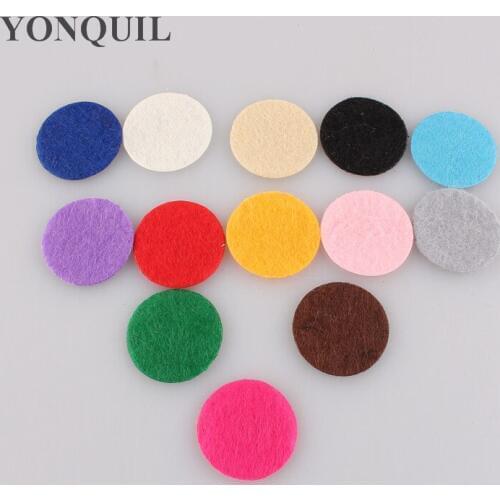 Free Shipping Many Color 3.0cm Round Felt Accessory Patch Circle Felt Pads DIY Flower Material $7.88/LOT 1000PCS/LOT