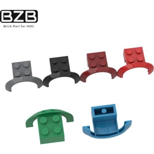 BZB MOC 50745 4x2 2x2 vehicle wheel arch For Building Blocks Parts Classic Brand Kids DIY Educational Tech Parts Toys