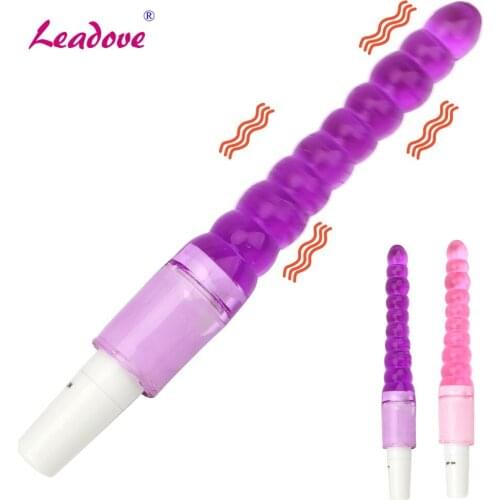 Prostate Massager Anal Vibrator Butt Plug Silicone Vibrating G-Spot Anal Bead Plug Sex Toys for Women Men Adult Product GS0041