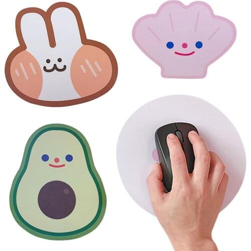 Mini Creative Cute Cartoon Avocado Pattern Mousepad Student Thickening Computer Notebook Mat Universal Mouse Pad 2021