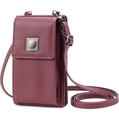 Mobile Wallet Women 's New Korean -Style Long Cross-Body Phone Bag Multi-Function Small Shoulder Bag purses and handbags
