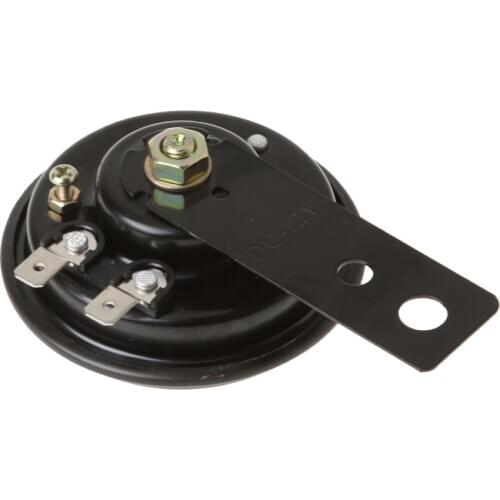 Motorcycle Scooter Bike Bicycle DC12V/1.5A 110dB Trumpet Electric Horn Black