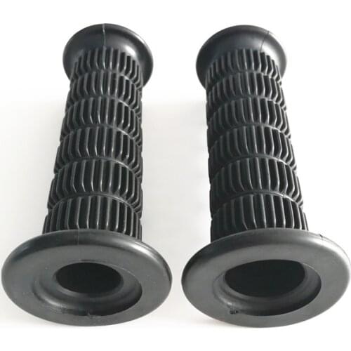 Motorcycle Rubber Hand Left Right Grips Soft Handle Gel Protector for Suzuki T500 Titan GT750 LeMans 1968-1975 1972-1977