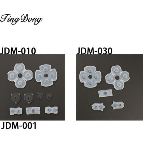 Soft Rubber Replacement For PlayStation DualShock 4 1000 1200 Silicone Conductive Adhesive Button for Sony PS4 Controller