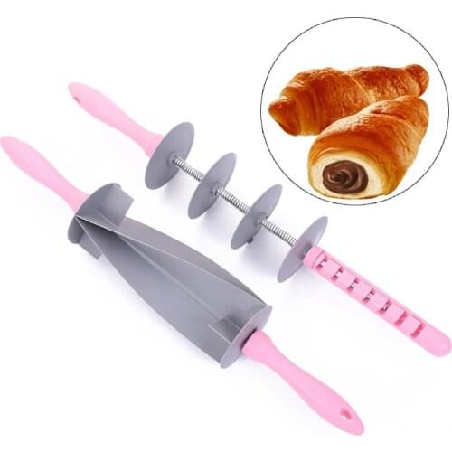 Adjustable Rolling Pin Slicer Set Cutting Tools Cake Decorating Tools for Kitche