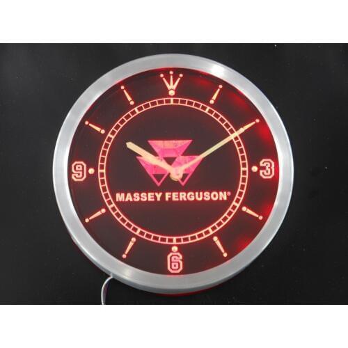 Nc0177 Massey Ferguson Tractor Neon Light Signs LED Wall Clock