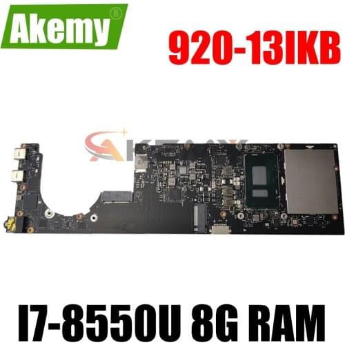 NM-B291 For Lenovo 920 yoga 920-13IKB motherboard DYG60 I7-8550U 8G RAM Laptop Motherboard Original motherboard 100% fully test