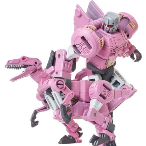 New Oversize 6 in 1 Transformation Action Figure toys cool pink Dinosaur Model Toys ABS + Alloy Robot Toy Boy Kids adult Gifts