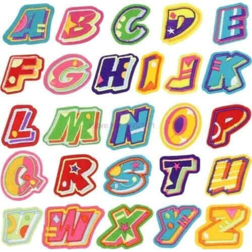By DHL 10sets 26 English Letters Patch Alphabet Word Bicycle sticker