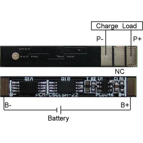 PCM-L01S8-015 (1S) Customized PCM BMS Protection Circuit Module for Li-ion Li-polymer Battery Pack