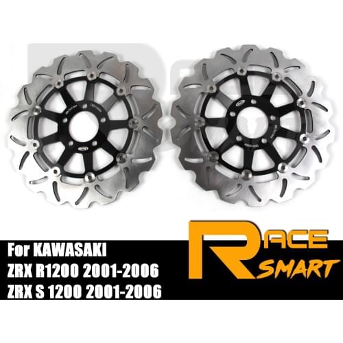 Front Brake Disks For KAWASAKI ZRX1200 ZRX1200S ZRX1200R 2001-2006 Motorcycle Brake Discs Rotors ZRX 1200 1200S 1200R 2002 2003