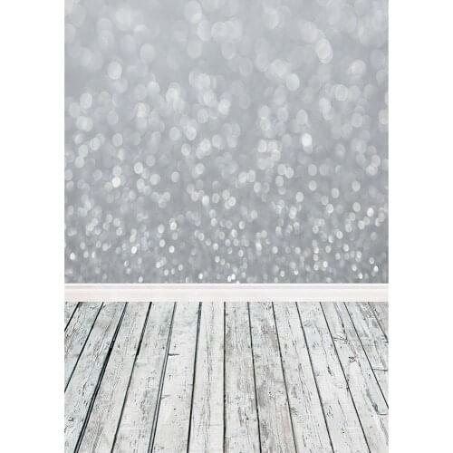 Silver Glitter Bokeh Photo Backdrops Vinyl Photography Background Photoshoot for Children Lovers Baby Shimmer and Shine Party