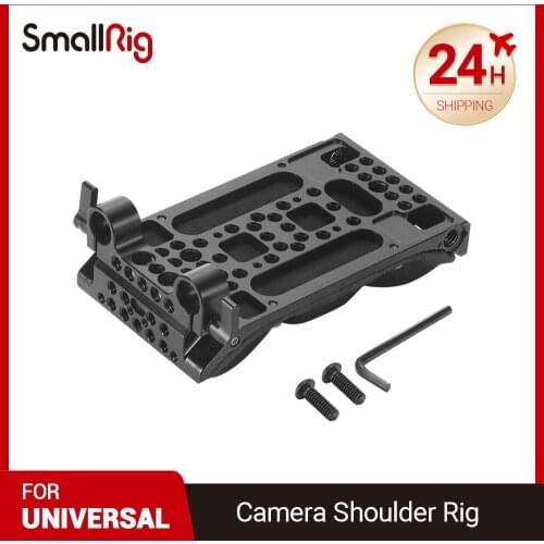 SmallRig DSLR Camera Shoulder Rig Universal Shoulder Pad with 15mm RailBlock 2077