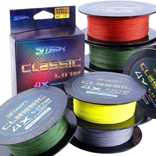 Sougayilang 300M PE Braided Fishing Line 15.5-74.6LB Super Strong Multifilament Fishing Line 4 Stands for Carp Bass Fishing