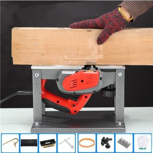 220V 1800W Electric Planer Multi-function Household Hand Plane Copper Wire Wood Cutting Planing Machine Electric Planer Tools