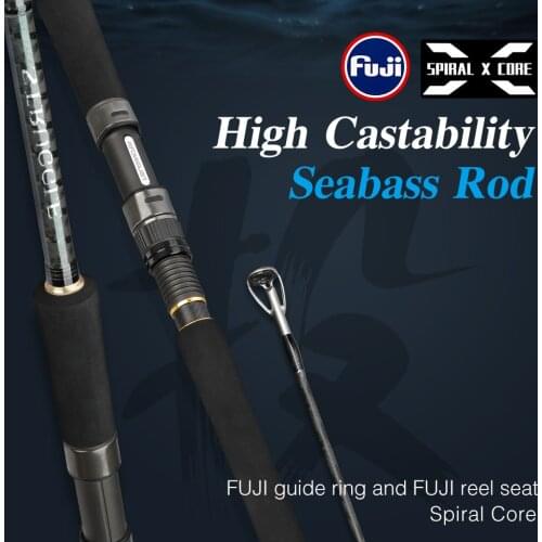 TSURINOYA 3.21m 2.92m 2.77m 2.62m ML M 2 Section Fishing Rod Long Casting Seabass Rod STRUGGLE MF Action Shore Fishing Bass Rod