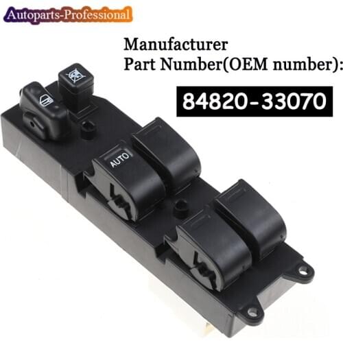 High Quality 8482033070 For Toyota Camry MCV20,SXV20 Auto Power Window Master Switch 84820-33070 Car accessories