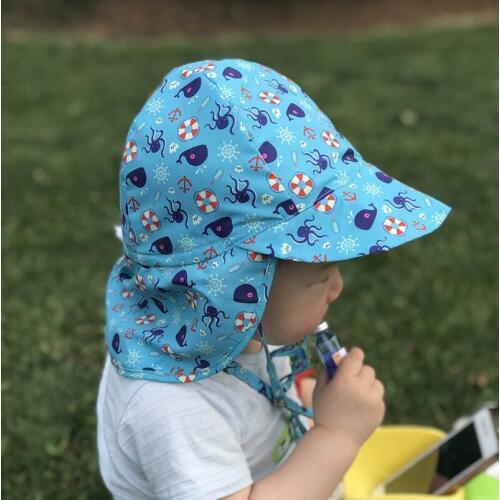 0-5 Years Old kids Toddler Infant Kids Soft Cotton Sun Cap Summer Outdoor Breathable Hats Baby Girls Boys Beach Sunhat Suit Hats