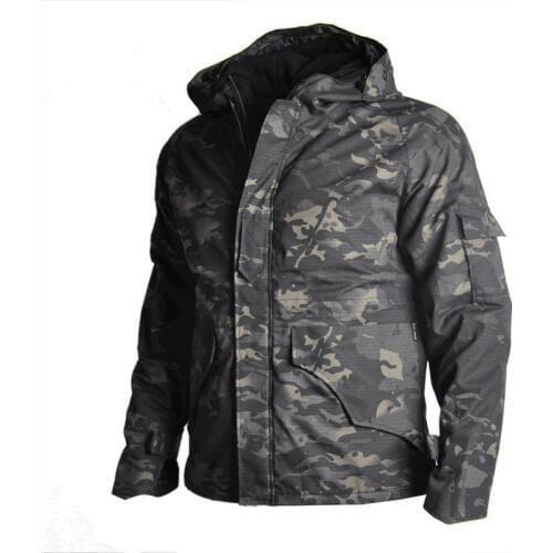 Winter Thicken Warm G8 Tactical Camo Jacket Men Hiking Hunting Riding Outdoor Windproof Waterproof Windbreaker Coat Detachable