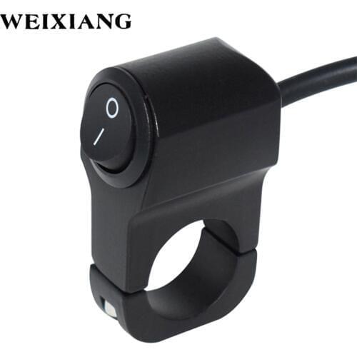 12V Motorcycle Handlebar Switches 7/8" Headlight Fog Brake Hazard Light Switch For Sport Dirt Electric Bike Interrupteur Moto