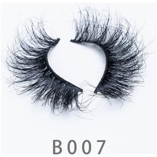 25mm B7 5D Fluffy Long Real Mink Lashes False 6D Eyelashes Handmade Wispy Long 3D Mink Lashes Natural Eye Extension Makeup