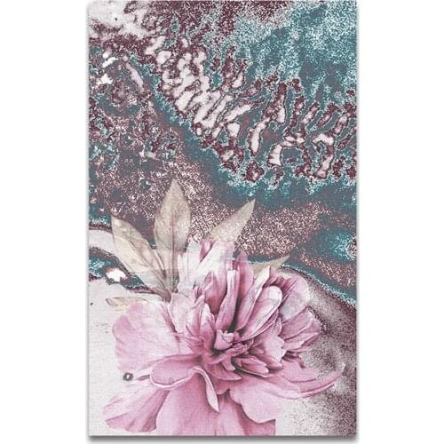 Abstract Scandinavian Flowers DIY Cross Stitch Embroidery 11CT Kits Needlework Craft Set Printed Canvas Dropshipping