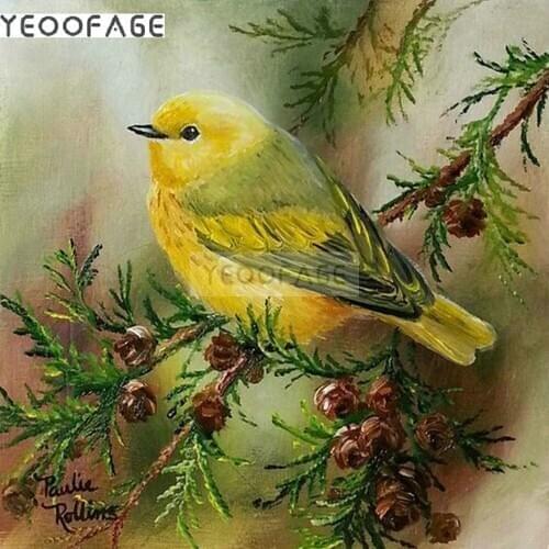 DIY 5D Diamond Mosaic sparrow Handmade Rhinestones Diamond Painting Cross Stitch animal full square Diamond Embroidery Patterns