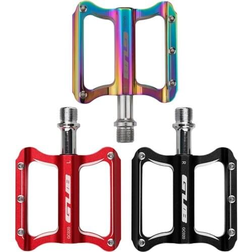 GUB Aluminum MTB Bike Pedals Sealed Bearings Flat Cycling Pedals Non-slip Mountain Bicycle Platform Pedal Mountain Cycling Part