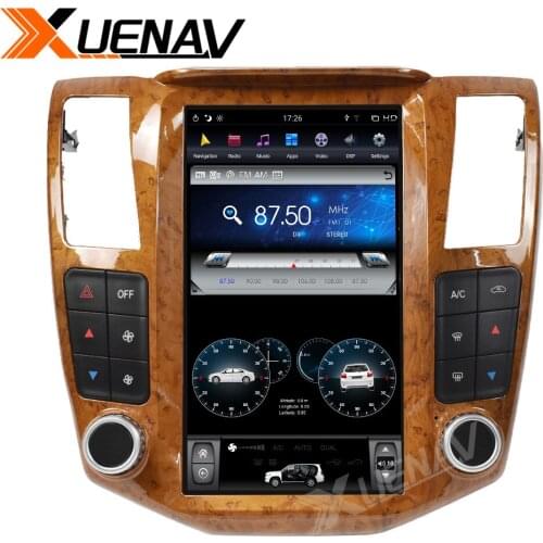 XUENAV Car GPS navigation PX6 Android DVD Player For-Lexus RX300 RX330 RX400 2004-2007 Vertical Screen Car stereo head unit