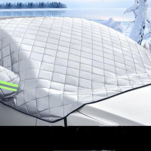 Car car body cover sunscreen rain-proof half front windshield dust cover car cloth sunshade universal four seasons