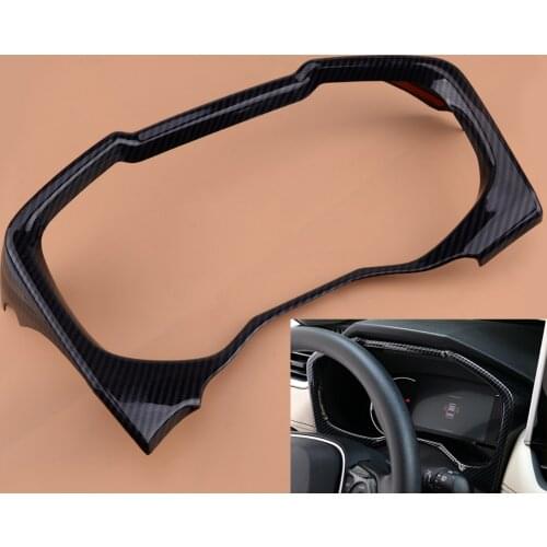 ABS Carbon Fiber Style Dashboard Decoration Cover Trim Moulding Fit For Toyota RAV4 2020