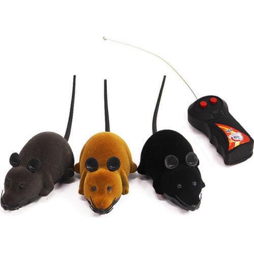 Baby Toys RC Funny Wireless Electronic Remote Control Mouse Car Rat Pet Toy for Cats Funny Toys For Girl BoyChristmas Gift