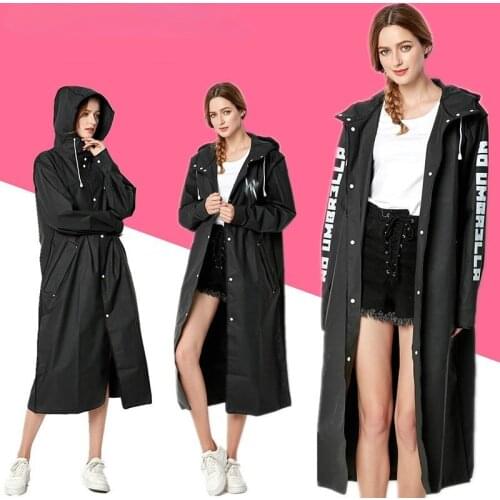 EVA Women Raincoat Rainwear Men Rain Coat Impermeable Capa de Chuva Chubasquero Poncho Japan Waterproof Rain Cape Cover Hooded