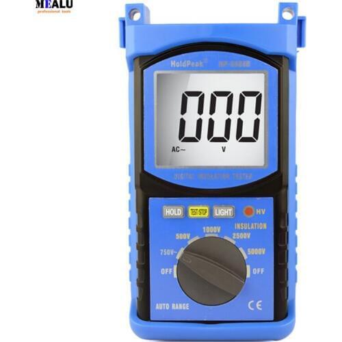 Resistance Meters HP-6688B New Arrival High Quality Digital 5000V Insulation Resistance Tester Insulated Portable Tester 5kV